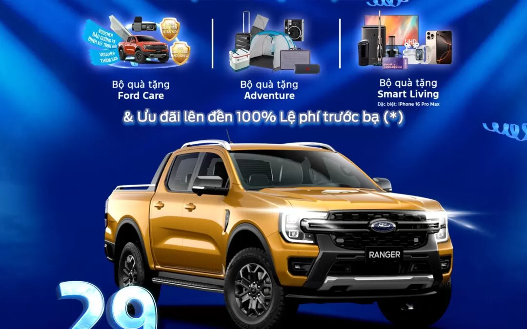 QUÀ TƯNG BỪNG – MỪNG FORD 29 NĂM