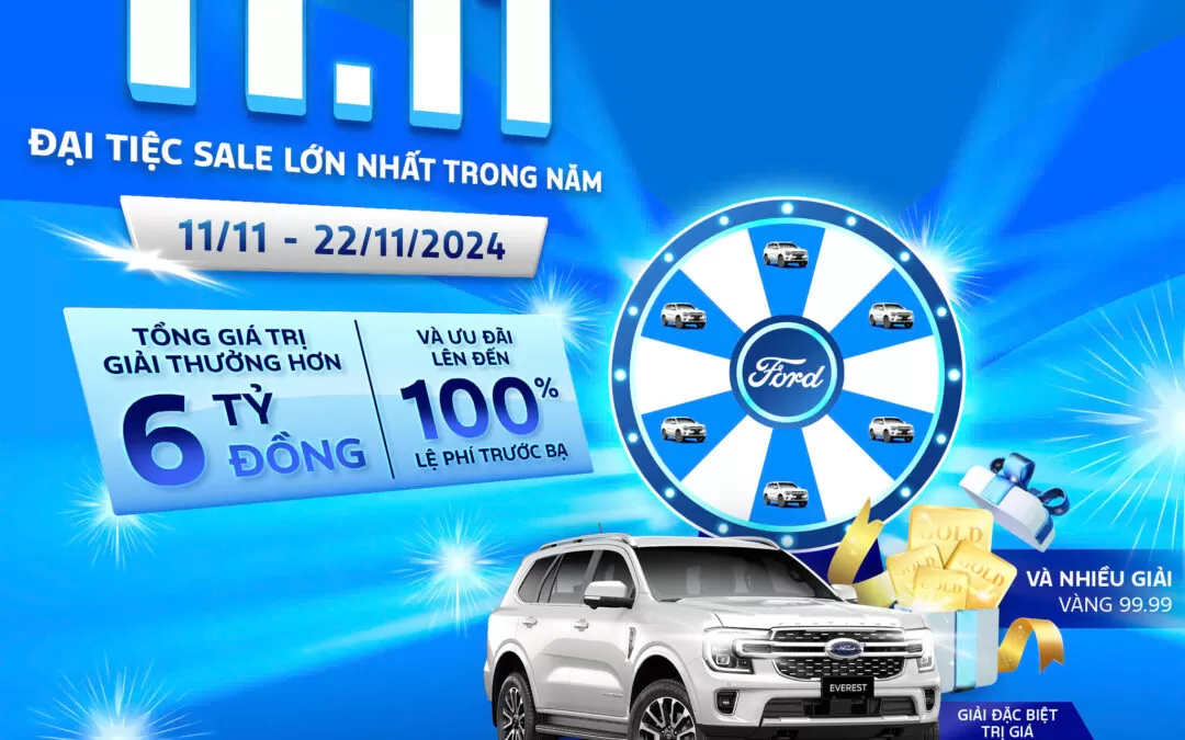 BLACK FRIDAY “ĐẠI TIỆC SALE 11.11” CƠ HỘI MUA XE TRÚNG XE